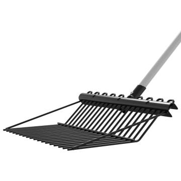 Durable 18 Tines Pitchfork Head - Black Steel for Farm Use