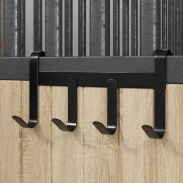 Bridle Hanger with 4 Hooks - Black Steel | Hipomarket