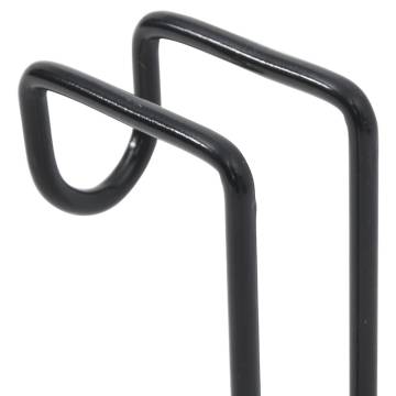 Bridle Hangers 3 pcs Black Steel - Organize Your Stable