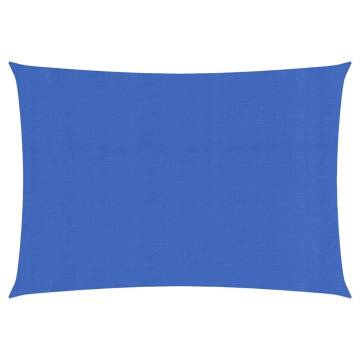 Sunshade Sail 3.5x5 m Blue HDPE | UV Protection & Durability