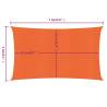 Sunshade Sail 4x7m Orange HDPE | Durable UV Protection