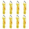 Tent Guy Ropes with Spanners Reflective 8 pcs 4 m 4 mm Colour yellow Quantity in Package 1 