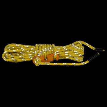 Tent Guy Ropes with Spanners - Reflective 8 pcs 4m 4mm