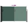 Retractable Side Awning Dark Green 120x500 cm | HipoMarket