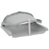 2 Piece Foldable Boat Seat Set Grey - Durable & Convenient