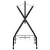 Foldable Saddle Rack | Sturdy Black Iron Construction