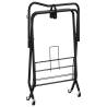 Foldable Saddle Rack | Sturdy Black Iron Construction