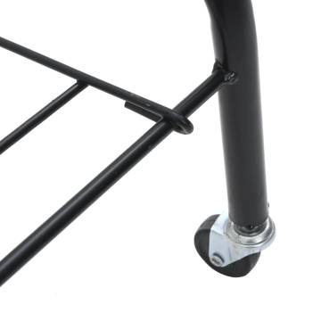 Foldable Saddle Rack | Sturdy Black Iron Construction