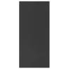 Stylish Black Book Cabinet & Sideboard | 66x30x130 cm