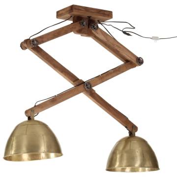 Antique Brass Ceiling Lamp 25W - Elegant Design | Hipo Market