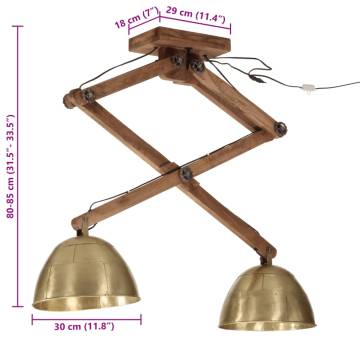 Antique Brass Ceiling Lamp 25W - Elegant Design | Hipo Market