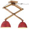 Ceiling Lamp 25 W Distressed Red 29x18x85 cm E27 Colour red Quantity in Package 1 Bulb Quantity 