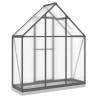 Anthracite Greenhouse with Base Frame - 169x58x202 cm