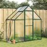 Greenhouse with Base Frame Green 169x114x195 cm Aluminium Colour green Size 169 x 114 x 195 cm Quantity in Package 1 