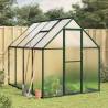 Greenhouse with Base Frame Green 224x169x195 cm Aluminium Colour green Size 224 x 169 x 195 cm Quantity in Package 1 