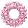 Christmas Wreath Pink 45 cm Polystyrene Colour pink Quantity in Package 1 