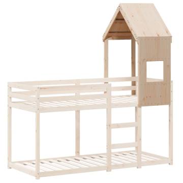 Kids' Bed Roof - Fun & Durable Pinewood Indoor Play