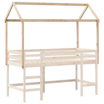 Kids' Bed Roof 217x85.5 cm - Fun Solid Pine Design