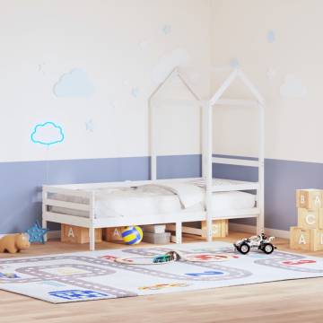 Kids' Bed Roof White - Fun Indoor Playground | Hipomarket