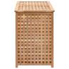 Stylish Solid Walnut Wood Laundry Bin - 87.5x46x67 cm