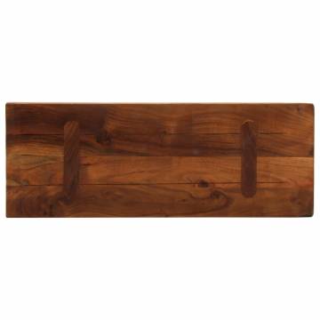 Rectangular Solid Wood Reclaimed Table Top - 70x30 cm