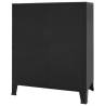 Industrial Style Chest of Drawers - 78x40x93 cm - Black