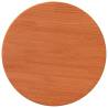 Table Top Round Wax Brown Ø40 cm - Solid Pinewood | HipoMarket