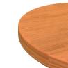 Table Top Round Wax Brown Ø40 cm - Solid Pinewood | HipoMarket