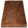 Rectangular Solid Wood Table Top - Reclaimed 120x20x2.5 cm