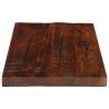 Rectangular Solid Wood Table Top 50x30 cm - Reclaimed Wood