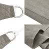 Light Grey Sunshade Sail 2x4.5 m - Durable HDPE Protection