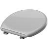 SCHÜTTE Grey Duroplast Toilet Seat - Soft-Close & Quick Release