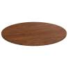 Round Table Top Dark Brown Ø60x1.5 cm Treated Solid Wood Oak Colour dark brown Size Ø 60 x 1.5 cm Quantity in Package 1 