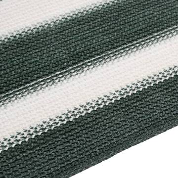 Privacy Net Green and White 1.5x10 m - Durable HDPE Screen