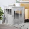 Dog Crate Furniture Concrete Grey 64.5x80x71 cm Engineered Wood Colour concrete grey Size 64.5 x 80 x 71 cm 