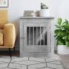 Dog Crate Furniture Concrete Grey - Stylish & Functional