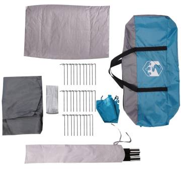 Camping Windbreak Blue 366x152 cm - Waterproof & Durable