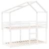 Kids' Bed Roof White | Solid Pine Wood | Fun & Durable