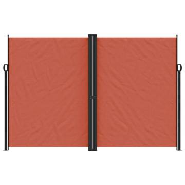 Retractable Side Awning Terracotta 220x1200 cm - HipoMarket