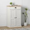 Shoe Cabinet VIGO White 60x35x96 cm Solid Wood Pine Colour white Quantity in Package 1 Number of Number of shelves 