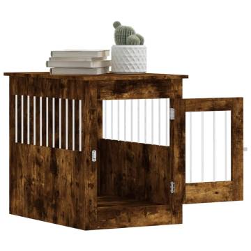 Dog Crate Furniture in Smoked Oak - Stylish & Functional