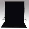 Backdrop Cotton Black 500x300 cm - High Quality Photography