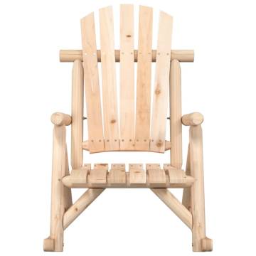 Garden Rocking Chair - Solid Spruce Wood 69x96x101 cm