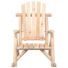 Garden Rocking Chair - Solid Spruce Wood 69x96x101 cm