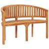 Banana Bench 120 cm Solid Teak Wood Size 120 cm Quantity in Package 1 Number of 2 Seating Capacity 