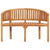 Banana Bench 120 cm - Solid Teak Wood Garden Furniture