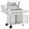 Gas BBQ Grill with 7 Burners - Durable Stainless Steel