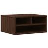 Brown Oak Printer Stand - 49x40x22.5 cm Engineered Wood