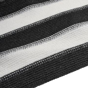 Privacy Net Anthracite & White 1x50m HDPE - Durable & Versatile