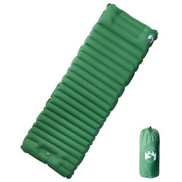 Self Inflating Camping Mattress with Pillow - Green